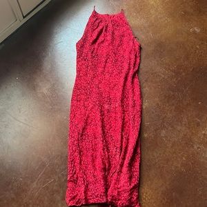 Vintage Red Midi Dress